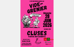 VIDE GRENIER - CLUSES - PARVIS DES ESSERTS