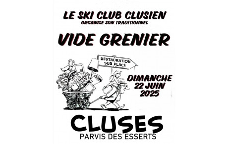 VIDE GRENIER SKI CLUB CLUSIEN 22.06.2025