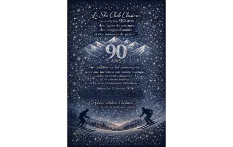 SOIREE ANNIVERSAIRE 90 ANS DU CLUB