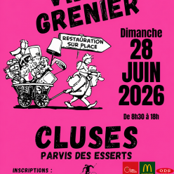 VIDE GRENIER - CLUSES - PARVIS DES ESSERTS
